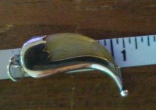 Larger Victorian 9 Ct (9k) Gold Raj Animal Claw Antique 1800 