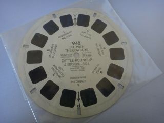 Vintage View - Master Reel: Life With The Cowboys Cattle Roundup And Branding 942