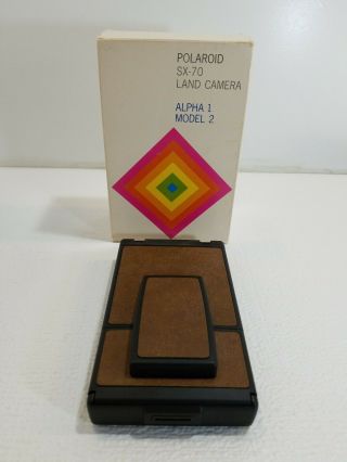 Vtg 1974 Polaroid Sx - 70 Land Camera Model 1 Alpha 1 W/original Box