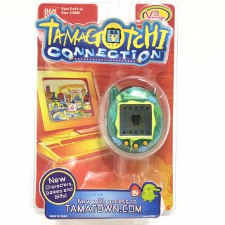 Vintage Bandai Tamagotchi Connection V3 90’s Deadstock Green Rainforest Frog Nib