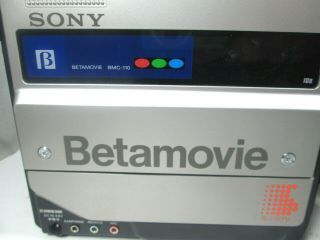 Sony BetaMovie BetaMax NTSC Camcorder Video Camera Vintage 1980 ' s with Hard Case 2
