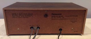 Vintage Panasonic 8 Track Tape Player Recorder RS - 808. 2