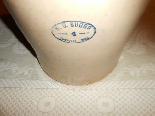 ANTIQUE W.  D.  SUGGS 4 GALLON WHISKEY JUG SMITHVILLE MISSISSIPPI 3