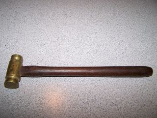 Ww2 Wwii - Ordinance Part No.  Tafx2a 3 Oz Brass Hammer Small Arms Repair Tool