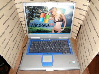 Vintage Dell Inspiron 8500 Laptop - Windows Xp Pro Sp3 - W/ Ac Adapter