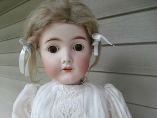 Antique Queen Louise 31” Bisque Head Doll,  Comp.  Ball Jointed Body,  Very Good