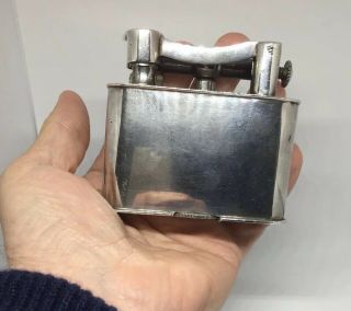Vintage Sterling Silver Ormex Mexico Lift Arm Table Cigarette Lighter