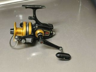 Vintage Black And Gold Penn 750ss Spinning Reel High Speed 4.  6:1 Big Game
