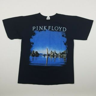 Vintage 2001 Pink Floyd Wish You Were Here Rare Black Band T Shirt Adult Medium