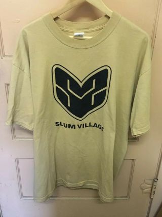 Vintage Slum Village Trinity Promo T - Shirt Size Xl Baatin J.  Dilla Jay Dee Raptee