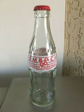 Very Rare Coca Cola Venezuela Emboca 1988