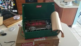 Vintage Coleman No.  425b 2 - Burner Camp Stove  Old Stock