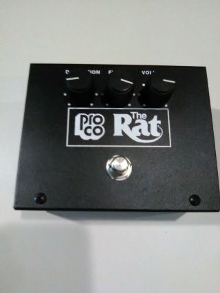 Proco Vintage Rat Pedal Reissue Made In The Usa