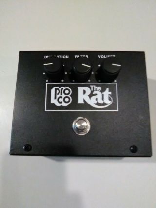 Proco Vintage Rat Pedal reissue made in the USA 6