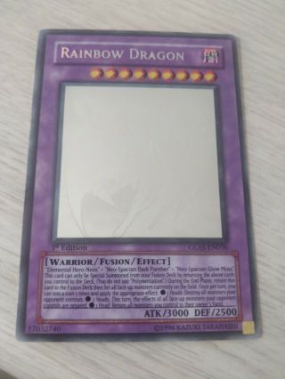 Rainbow Dragon Misprint (ghost Rare) Glas - En036 (nm/m)