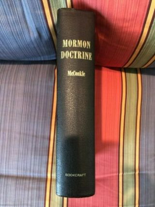 Mormon Doctrine,  Mcconkie,  1958 1st Ed. ,  Black Cover Rare Aberrant Printing Lds