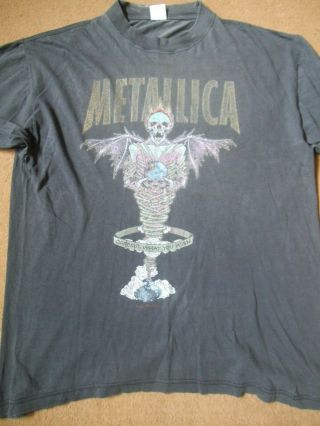 Vintage 1996 Metallica Pushead T Shirt Xl Careful What You Wish For King Nothing