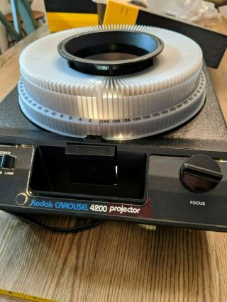Vintage Kodak Carousel Projector 4200 W/ Box - Great