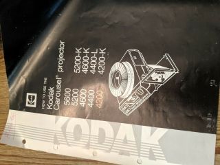 Vintage Kodak Carousel Projector 4200 w/ Box - Great 8