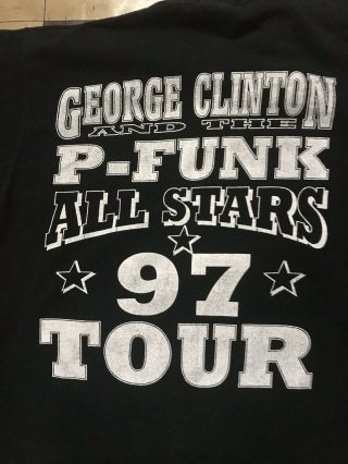 Vtg 90s George Clinton P - funk All Stars Tour hip hop XL Funk Parliament rap tee 7