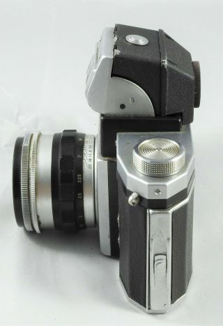 Vintage K.  W.  Praktica FX2 Camera W/ Case & Attachment 2