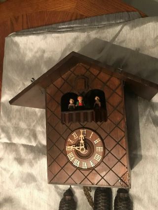 Vintage German Kuner Regula Musical Cuckoo Clock