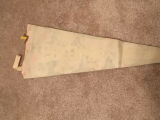 Vintage Green Bay Packers Pennant Black and Blue Charter Member,  Circa 70s Rare 7