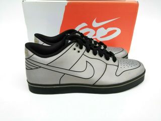 RARE Nike Dunk Low 6.  0 SE Delorean DMC - 12 Men ' s Size 9.  5 5