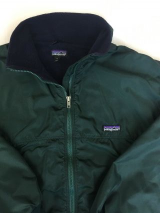 Vintage Patagonia Synchilla Fleece Lined Jacket Coat Mens Large Green USA Made 2