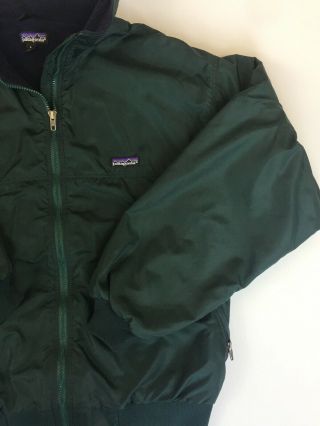 Vintage Patagonia Synchilla Fleece Lined Jacket Coat Mens Large Green USA Made 3