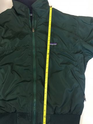 Vintage Patagonia Synchilla Fleece Lined Jacket Coat Mens Large Green USA Made 7