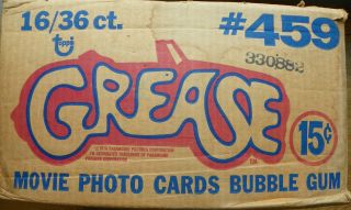 VINTAGE FULL BOX OF GREASE MOVIE SERIES 1 PHOTO CARDS 36 PACKS - 1978 4