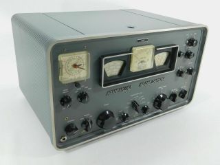 Hammarlund Hq - 170a - Vhf (rare) Vintage Tube Radio Receiver W/ Clock Sn 29622423