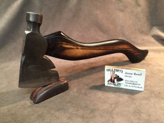 Vintage Dunlap Usa Axe Hatchet Hammer Polished Custom Jesse Reed Handle