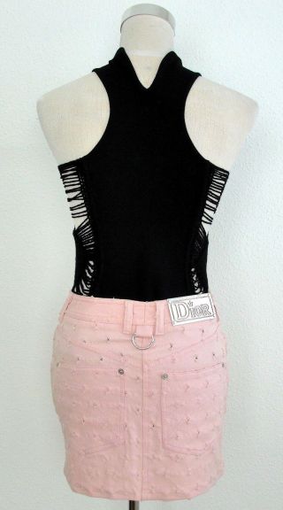Dior by Galliano MINI Skirt Sz FR 36,  US 4 Immaculate 7