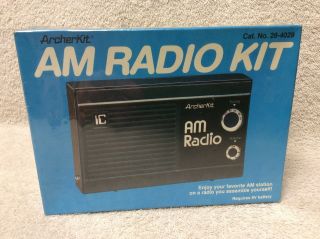 Unbuilt - Radio Shack Archerkit Vintage Am Transistor Portable Receiver Kit Set