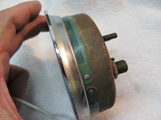 Vintage Chris Craft Curved Glass Amp Oil Gauge Date Code H 1 VGC 1940 RARE 4