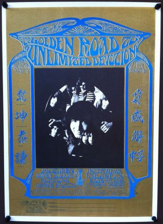 Grateful Dead Aor 2.  192 1967 Vintage Fan Club Poster