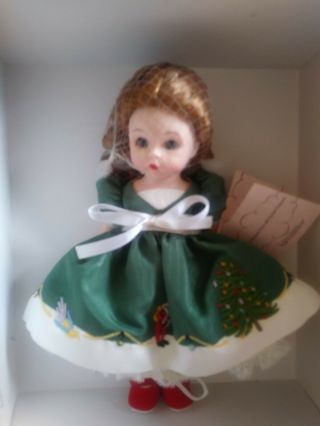 madame alexander 6 - 8 inch dolls vintage MY FIRST CHRISTMAS TREE WITH SPODE 36875 4