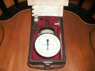 VINTAGE Jaquet Mechanical Hand Tachometer,  Model 622 2