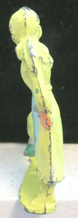 Vintage Manoil Lead Toy Figure Girl Watering Flowers M - 159 4
