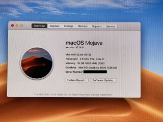 RARE - Mac mini Server Custom maxed out server perfect for media,  256 SSD,  16GB 7