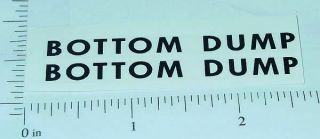 Tiny Tonka Bottom Dump Replacement Stickers Tk - 218