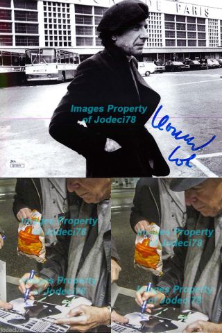 Rare Leonard Cohen Signed Vintage 8x10 Photo Exact Proof & Jsa