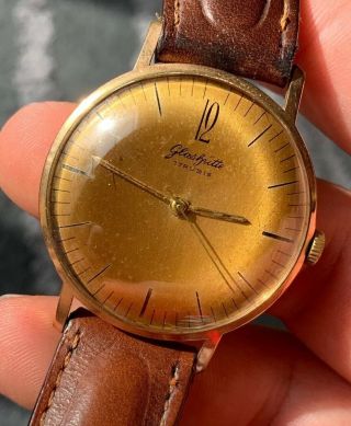 Glashutte Gub Watch 17 Rubis Vintage Wristwatch Cal.  69.  1 Germany Senator Sixtys
