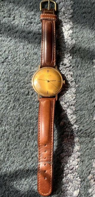 GLASHUTTE GUB Watch 17 Rubis Vintage Wristwatch Cal.  69.  1 Germany Senator Sixtys 3