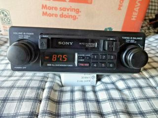 Vintage Sony Car Radio Am/fm Cassette Model Xr - 2300