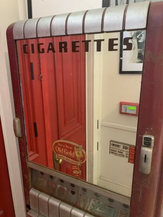 Vintage Cigarette Machine - Rowe Art Deco 3