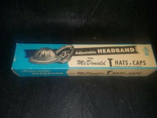 Nos Vintage Mcdonald Hard Hat Suspension
