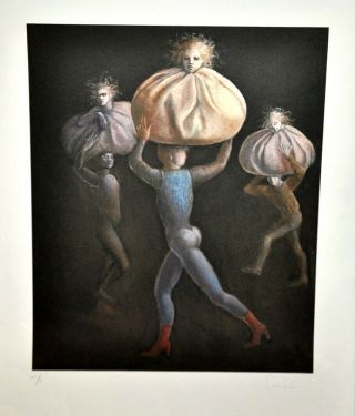 Very Rare Fantastic Leonor Fini Lithograph Signed & Numbered Xii/l